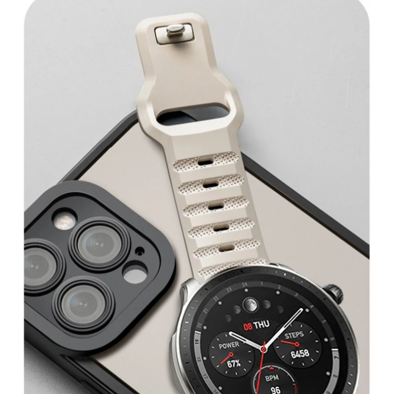 20 مللي متر 22 مللي متر الرياضة سيليكون حزام لساعة سامسونج جالاكسي 7/6/5/4/أكتيف 2 40 مللي متر 44 مللي متر كوريا سوار لهواوي GT2/3 برو الفرقة