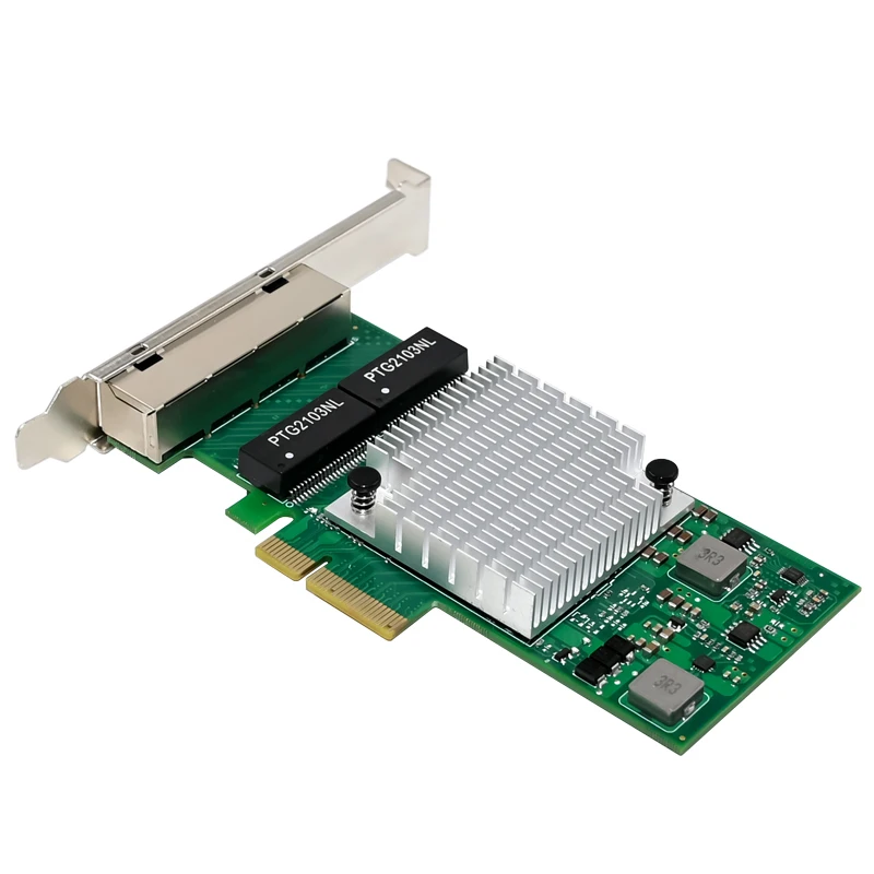 

Четырехпортовая гигабитная сетевая карта Intel I350AM4 — 4-портовая Ethernet-карта PCIe X4 10/100/1000 Мбит/с для систем зрения, серверов и настольных ПК