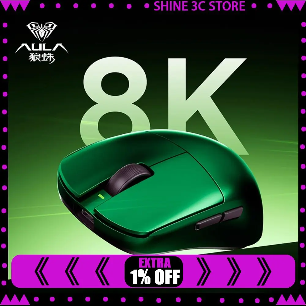 

Aula X9 Ultra Gaming Mouse PAW3950 Three-mode Wireless PAW3395 Lightweight Esports Ergonomic Mouse PC Accessories For CS Gamer