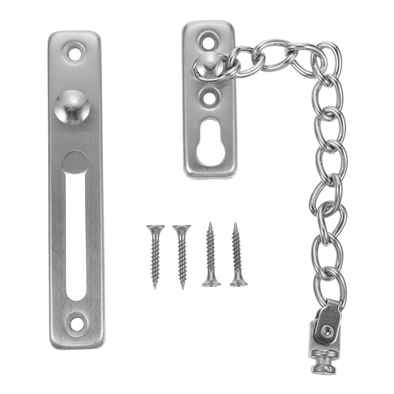 

Stainless Steel Anti Theft Chain Lock Heavy Duty Home Hotel Door Bolt Easy Install High Hardness Non Corrosive