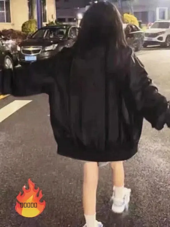 

Bla Embroidered Cotton Jaet Women's Winter Thiened Warm Coat Oversize Couples Outerwear Korean Sle Long Sve Zipper