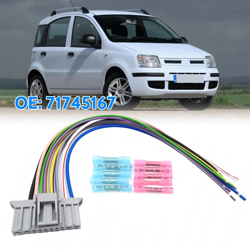 Kit di riparazione linea completa per spina di cablaggio connettore macchina per auto da costruzione in plastica di alta qualità per Fiat Panda 71745167
