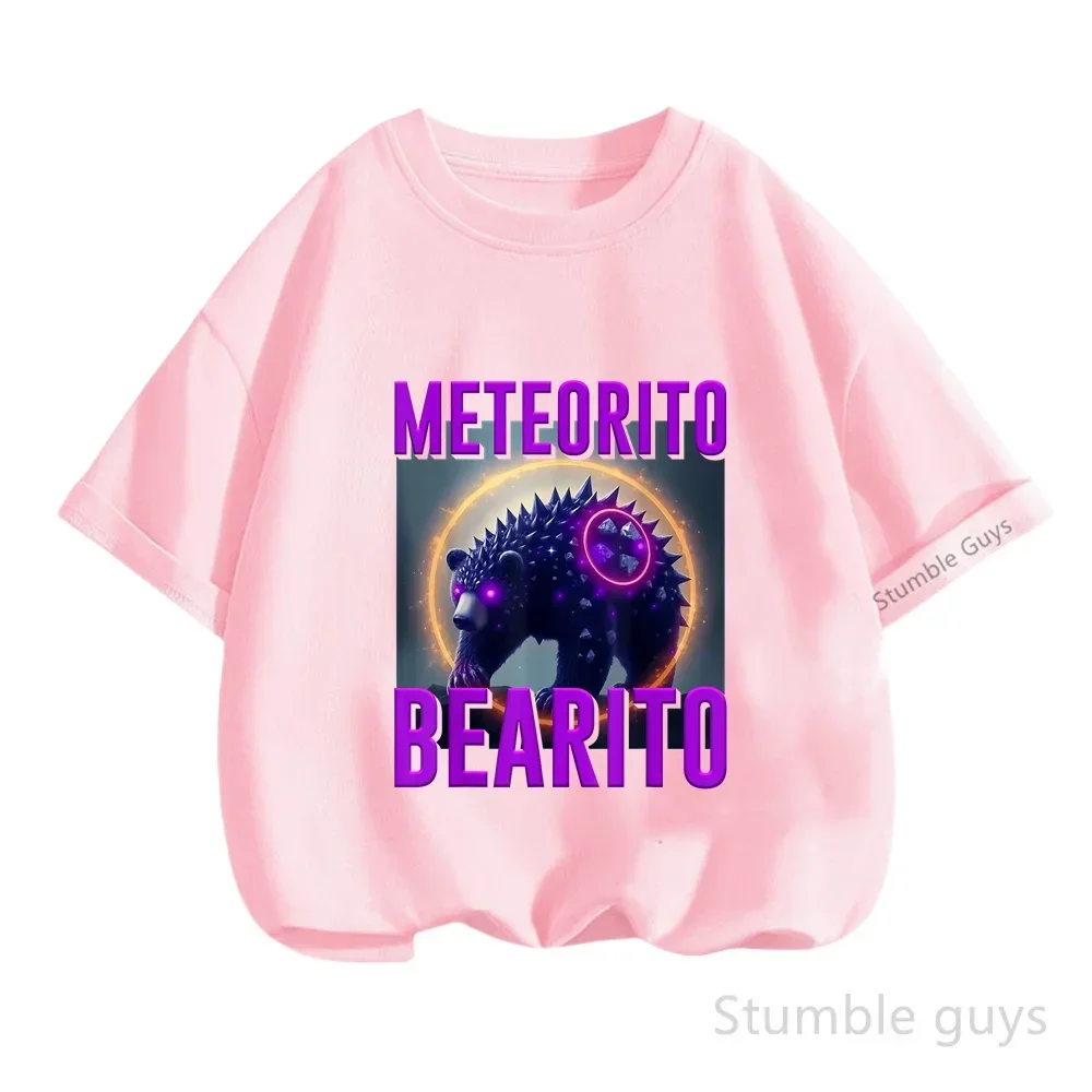 

Casual Kids Clothes Italian Brainrot Tung Tung Tung Sahur Short Sleeve Summer Boys Girls T-Shirt Park Play