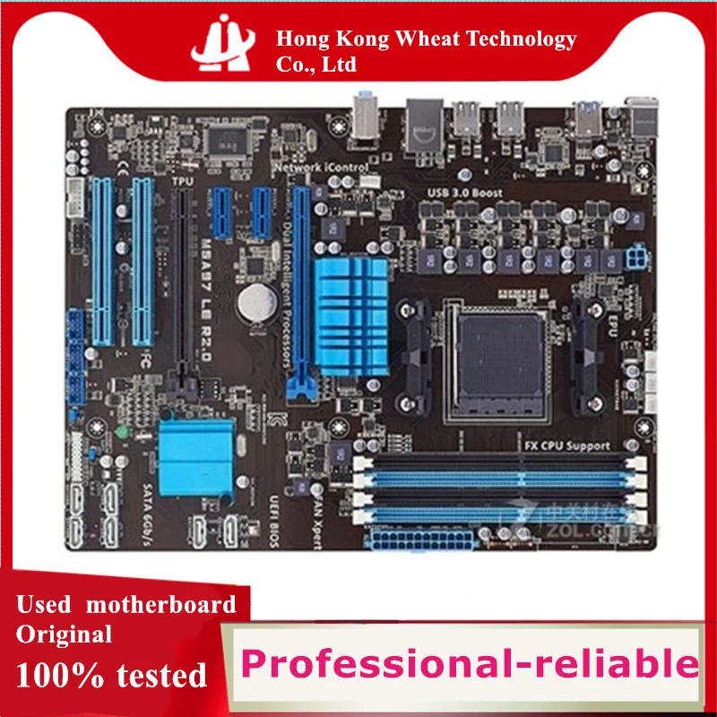 

AMD 970 M5A97 LE R2.0 motherboard Used original Socket AM3+ AM3 DDR3 32GB USB2.0 USB3.0 SATA3 Desktop Mainboard