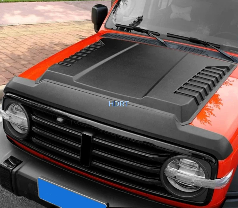 For GWM Tank 300 2021 + Car Styling Front Engine Bonnet Hood Cover Trim Kit Protector Decoration Accessories Exterior Sticker