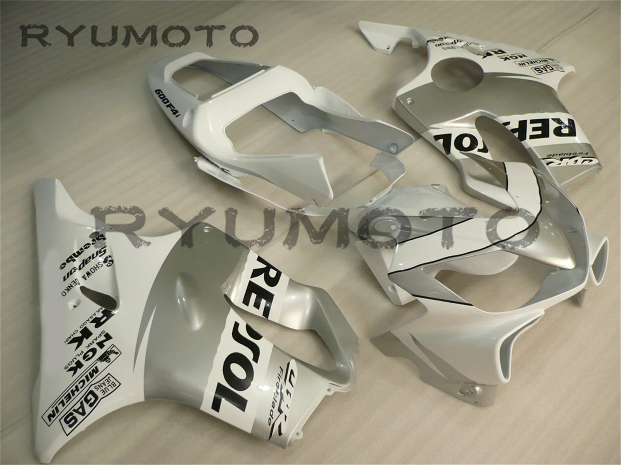 Motorcycle Injection Mold Fairings Kit Fit for HONDA CBR 600 F4i 04 05 06 07 CBR600 2004 2005 2006 2007 fairing