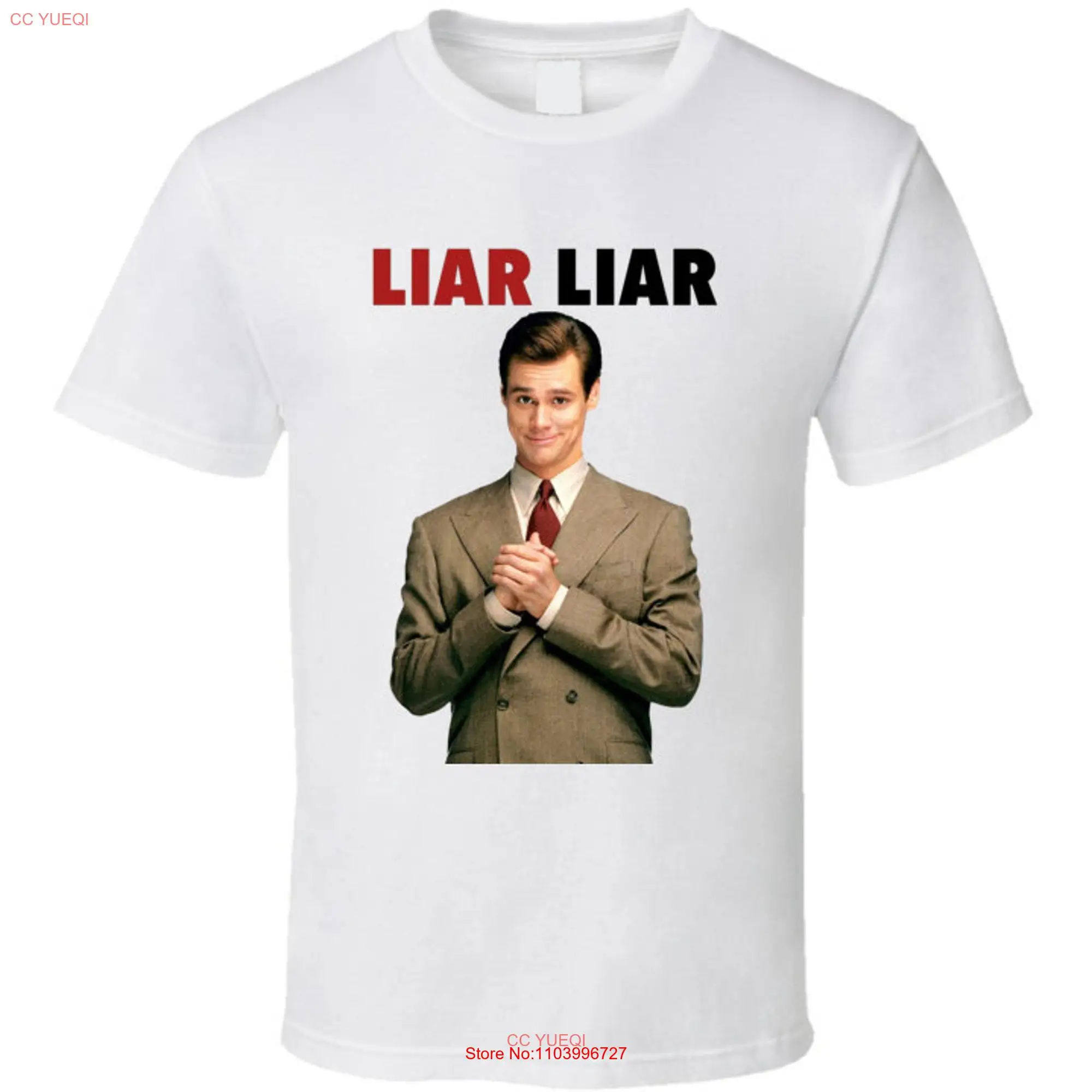 Liar 90's Comedy Carrey Retro Movie T Shirt long or short sleeves