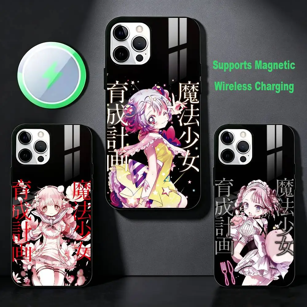 Anime M-Magical Girl Raising Project Phone Case For iPhone 17,16,15,14,13,12,Plus,Pro,Max for Magsafe Magnetic Wireless Charging