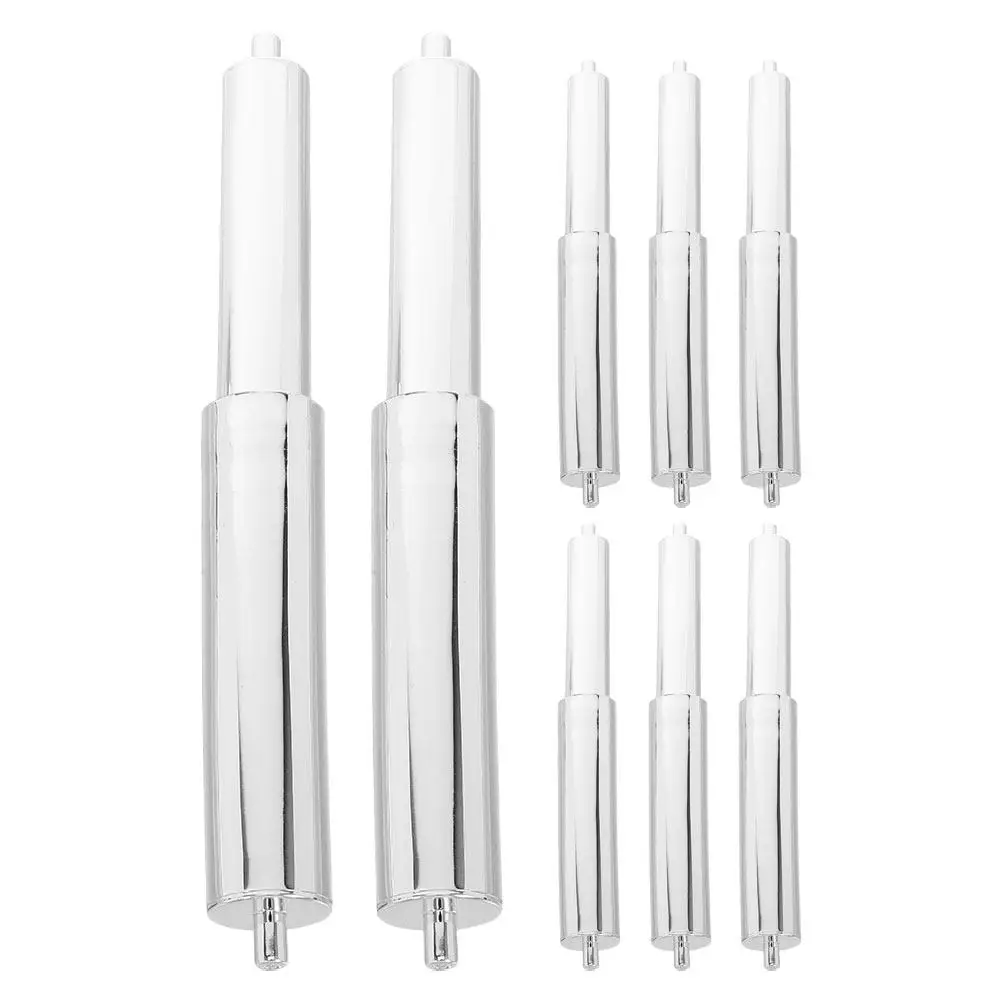 

8Pcs Toilet Paper Holder Insert Replacement Spindle Rod Stainless Steel Spring Loaded Extendable Central Shaft for Universal