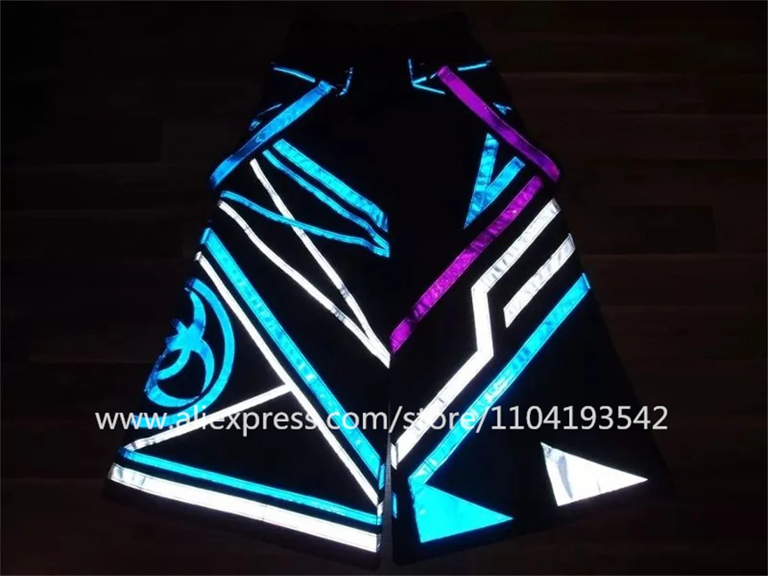 PHATTPANT فات السراويل الهذيان والعتاد عاكس الرقص ارتداء السراويل العاكسة تكنو هاردستايل ملبورن خلط Biohazard C034