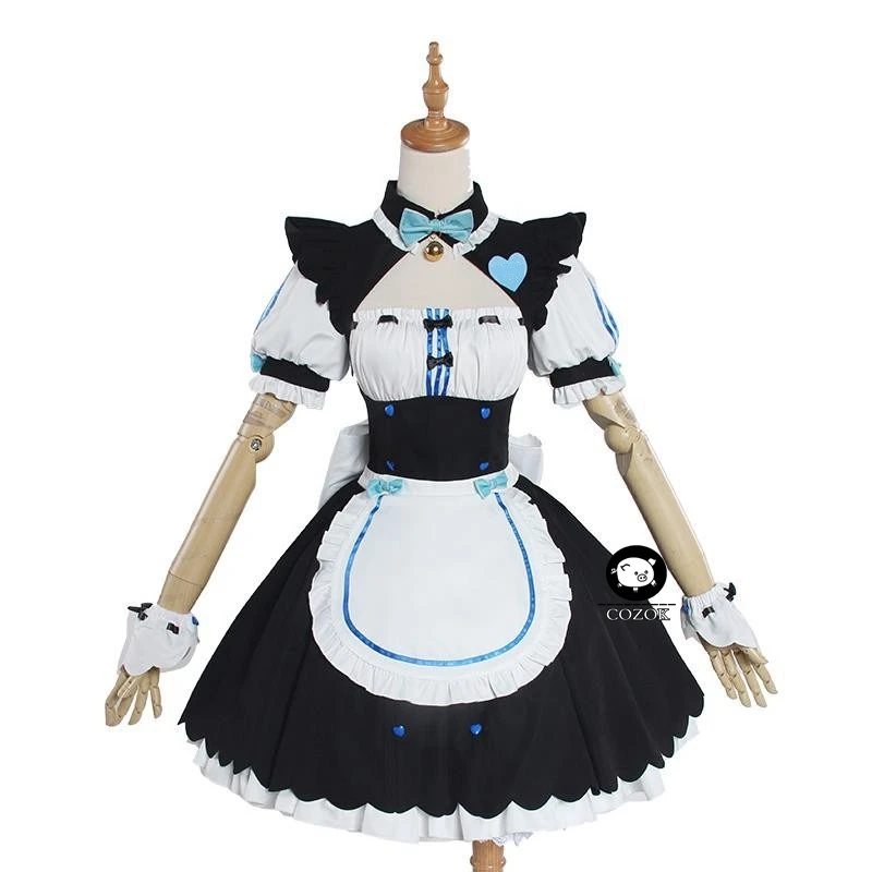 Nekopara cosplay vanille schokolade maid kostüm ova maid uniform nekopara cosplay katze neko mädchen kostüm frauen