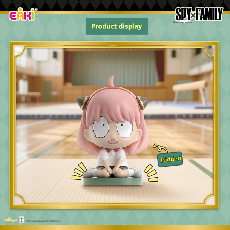 Spy x Family Anime Sitting Series صندوق أعمى كامل مصنوع يدويًا لسطح المكتب ديكور أنيق لعبة دمية لطيفة نموذج هدية عيد ميلاد مفاجئة