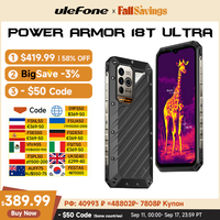 [World Premiere] Ulefone Power Armor 18T Ultra 5G Rugged Phone 512GB ROM +24GB RAM Thermal ImagingCamera FLIR® smartphone