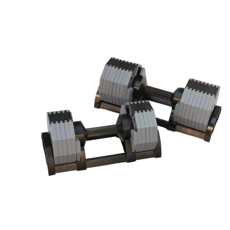 All-in-One 45kg Cast Iron Dumbbell Adjustable Body Rack with Steel Design Replaces Multiple Fixed Pairs for Arm Workout
