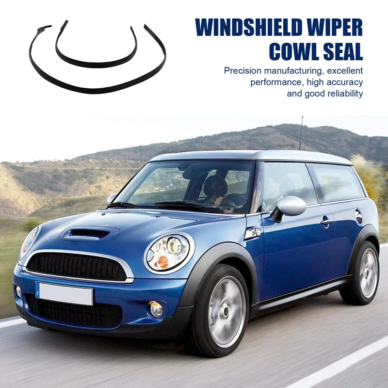 Windshield Wiper Cowl Seal For MINI R55 2007-2015 For MINI R56 R57 2006-2015 51132751211 51132751212 RHD