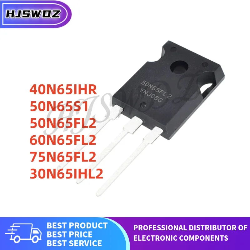 5PCS 40N65IHR 60N65FL2 50N65FL2 75N65FL2 30N65IHL2 50N65S1 TO-247 Transistor New and quality