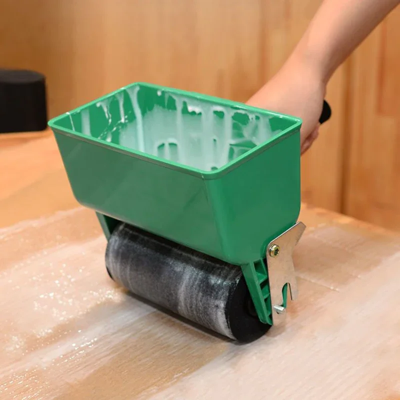 Manual Glue Applicator Small Cardboard Box Rolling Glue Brush Glue Machine Roller Passing Glue Wooden Board Woodworking Glue
