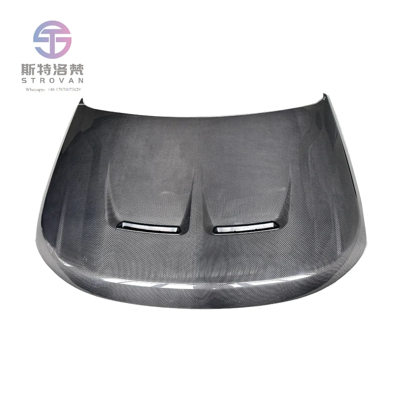 

2018-2022 Детали модификации автомобиля Langyu Range Rover SVR Style Сухой капот двигателя из углеродного волокна для капота Land Rover