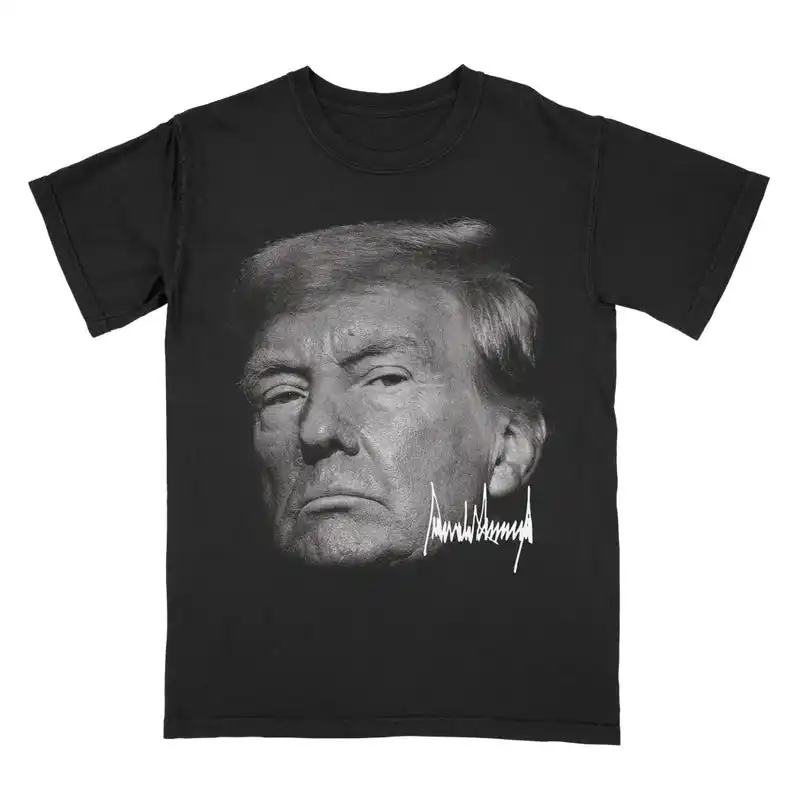 Trump Graphic Tee, Election 2024 Apparel, Oversized T-Shirt, Long Sleeves, and Sweatshirts for Rallies, Events, and Supporters