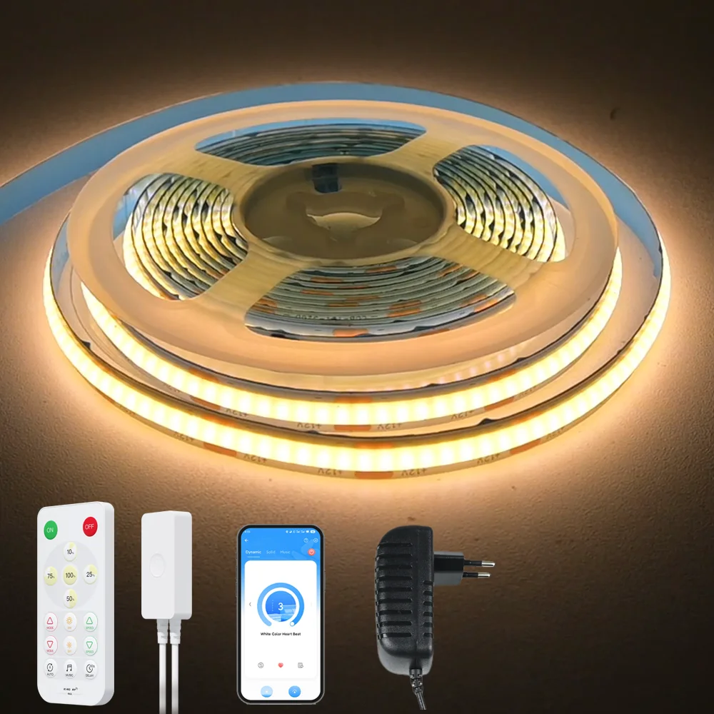 fita-led-cob-12v-com-controle-remoto-app-rf-1m-2m-3m-4m-5m-branco-quente-dimerizavel-flexivel-para-mesa-cozinha-armario-quarto-decoracao-de-luz