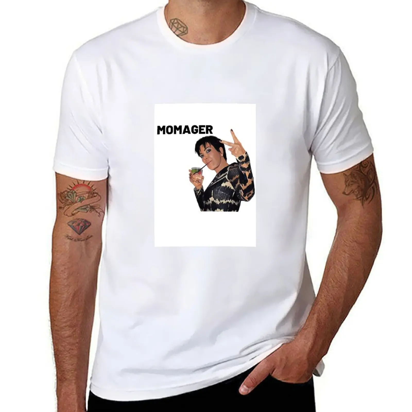 

Футболка Momager, хлопковая футболка для мужчин, 100% хлопок, однотонная футболка для мужчин, хлопковая футболка