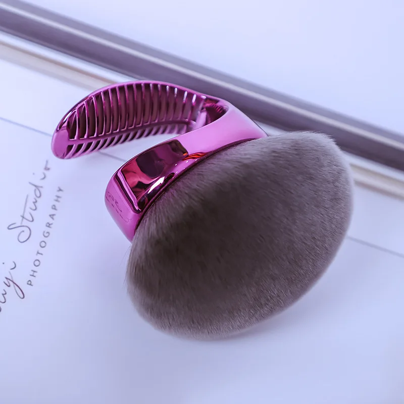 فرشاة بودرة كبيرة الحجم جديدة متعددة الوظائف لبودرة الوجه وأحمر الخدود وفرشاة مكياج كابوكي لتطبيق المكياج لخافي العيوب