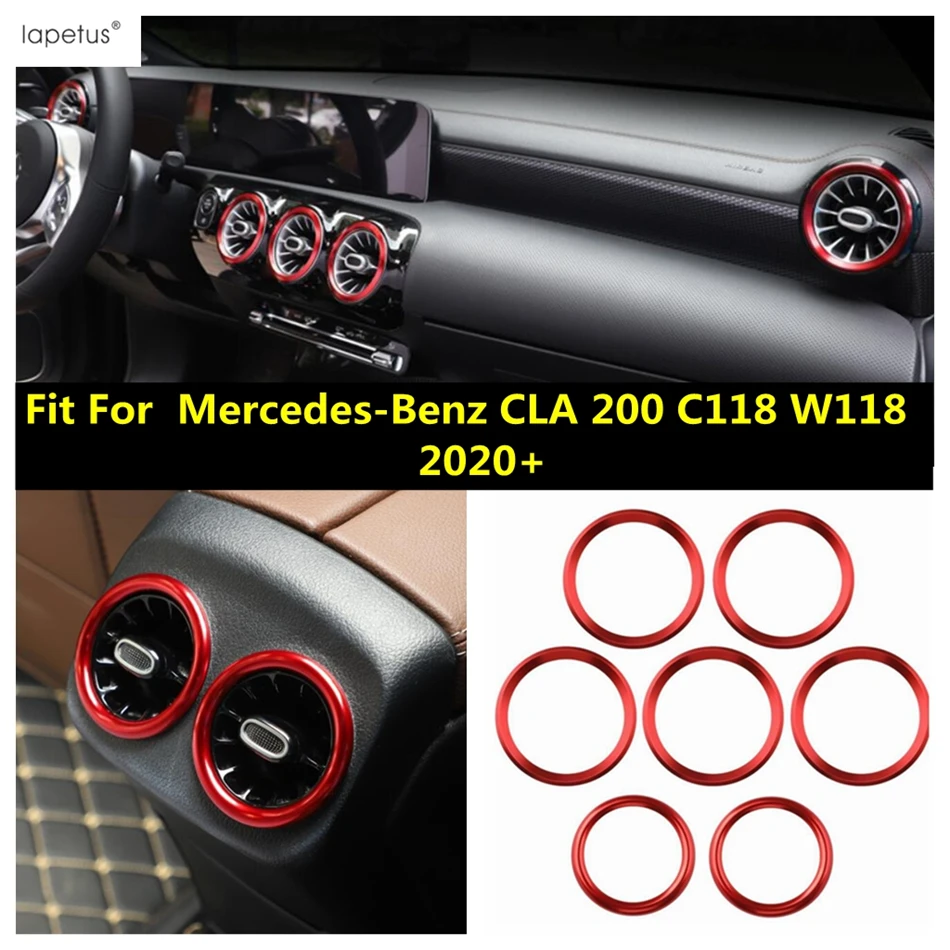 

Dashboard Air AC Conditioning Vent Outlet Ring Cover Trim For Mercedes-Benz CLA 200 C118 W118 2020 - 2024 Interior Accessories