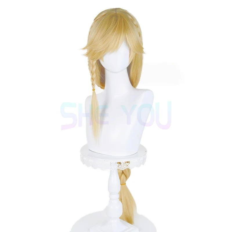 AJ Apple Jack Cosplay Perücke Goldene Perücke Cosplay Anime Hitzebeständige Synthetische Perücken für Halloween Karneval Party Kostüm