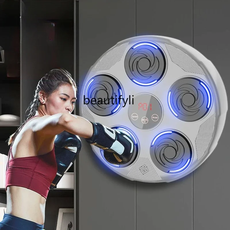 

Intelligent music boxing machine wall household reaction boxing sandbag wall Sanda training equipment