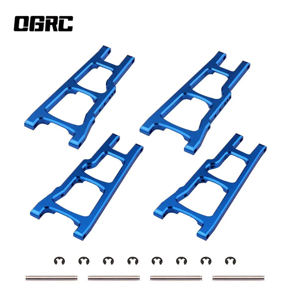 OGRC Front/Rear Aluminum Heavy Duty Suspension Arms for Traxxas 1/10 Slash 4x4 4WD Stampede 4x4 Upgrade Part Replacement of 3655