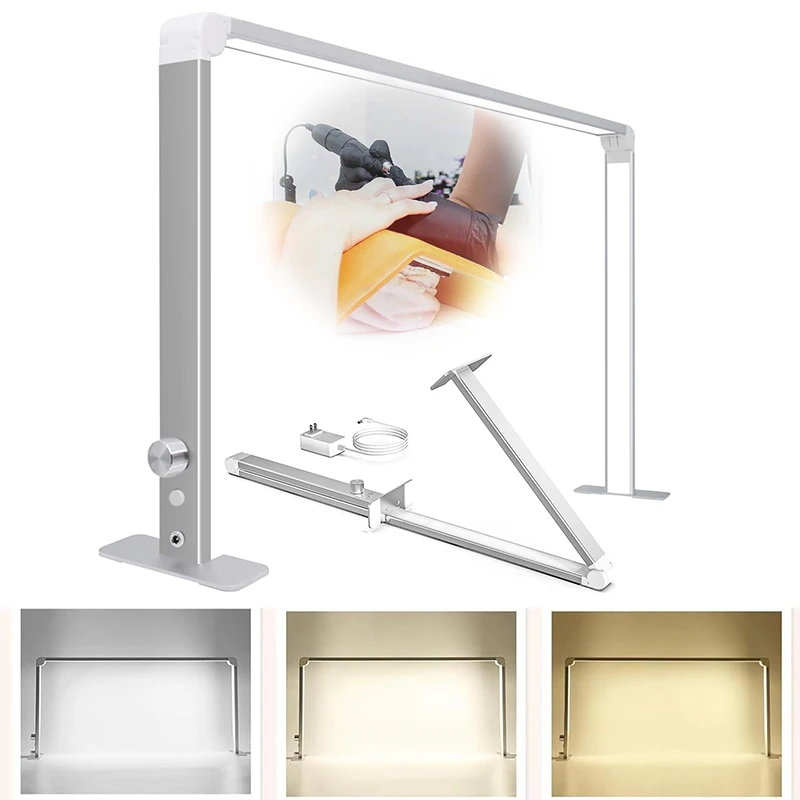 36 واط نصف مصباح قمري طوي مسمار لمبة مكتب 3000 كيلو-6000 كيلو عكس الضوء مسمار ضوء لمكتب 15 بوصة LED مسمار التكنولوجيا مصباح الوشم ، الحواجب #1