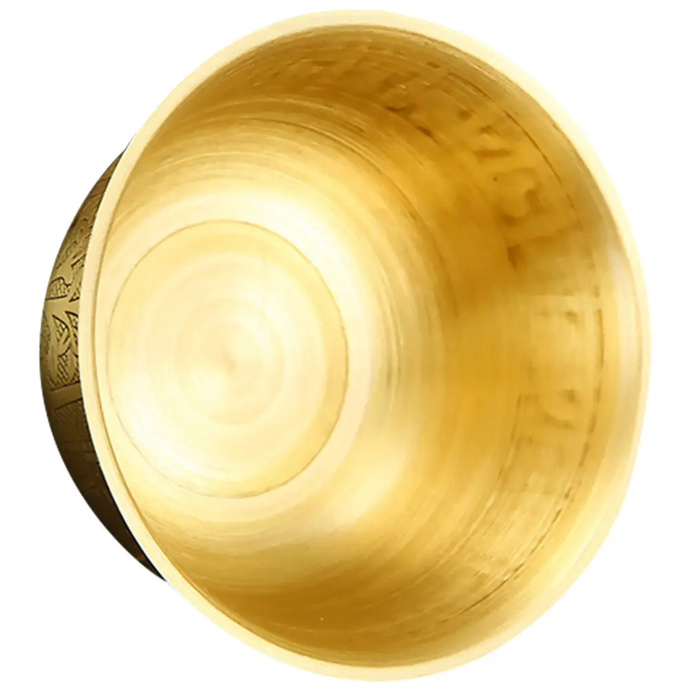 Small Copper Bowl Crafted for Worship Home Temple Use Buddhist Offering Decorative Water Rice Sacrificial Bowl Ornament