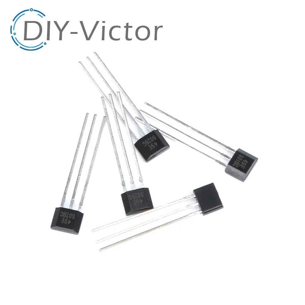 5PCS/LOT 49E Hall Element OH49E SS49E Hall Effect Sensor Linear Switch Sensors