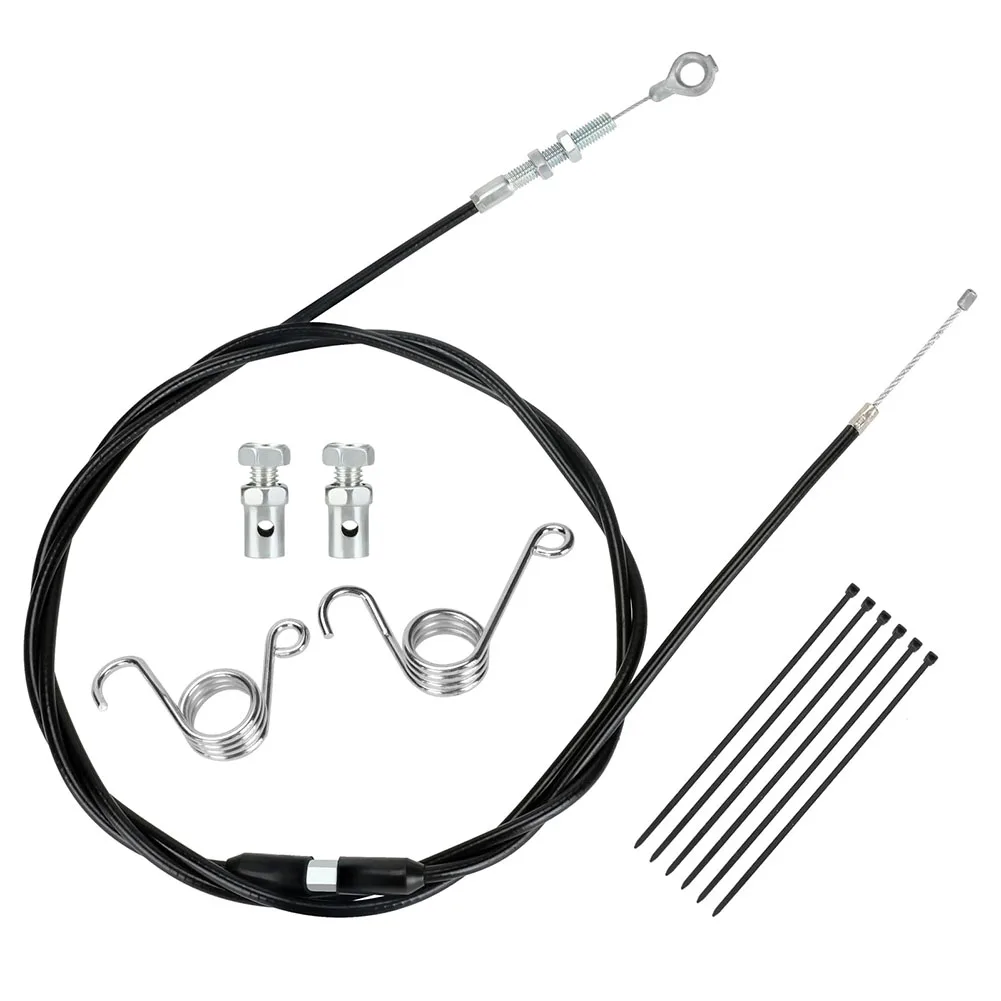 75 inch Replacement Throttle Cable Kit Compatible with for Go for kart Engines Including Brake and Throttle Pedal Springs