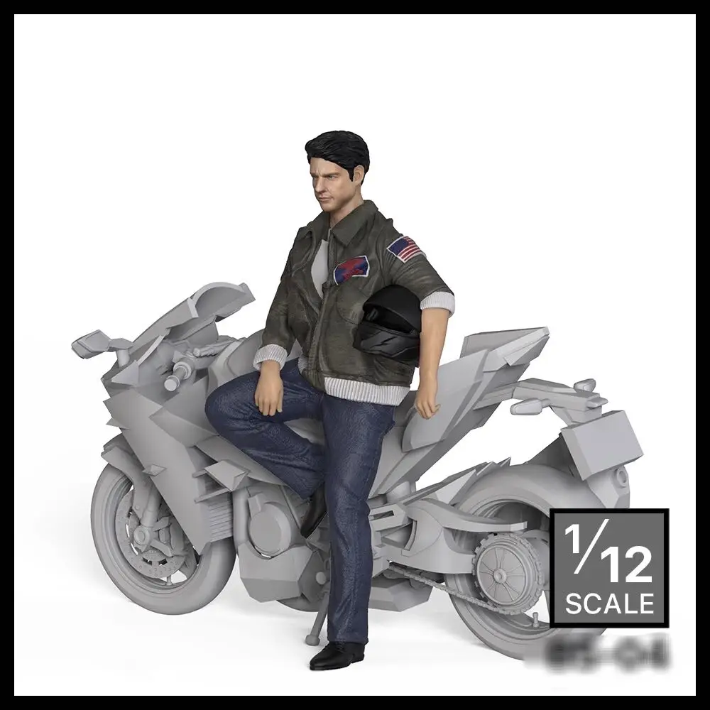 1/12 Scale Resin Model Figure GK Unassembled Unpainted Kit for Collectors And Hobbyists