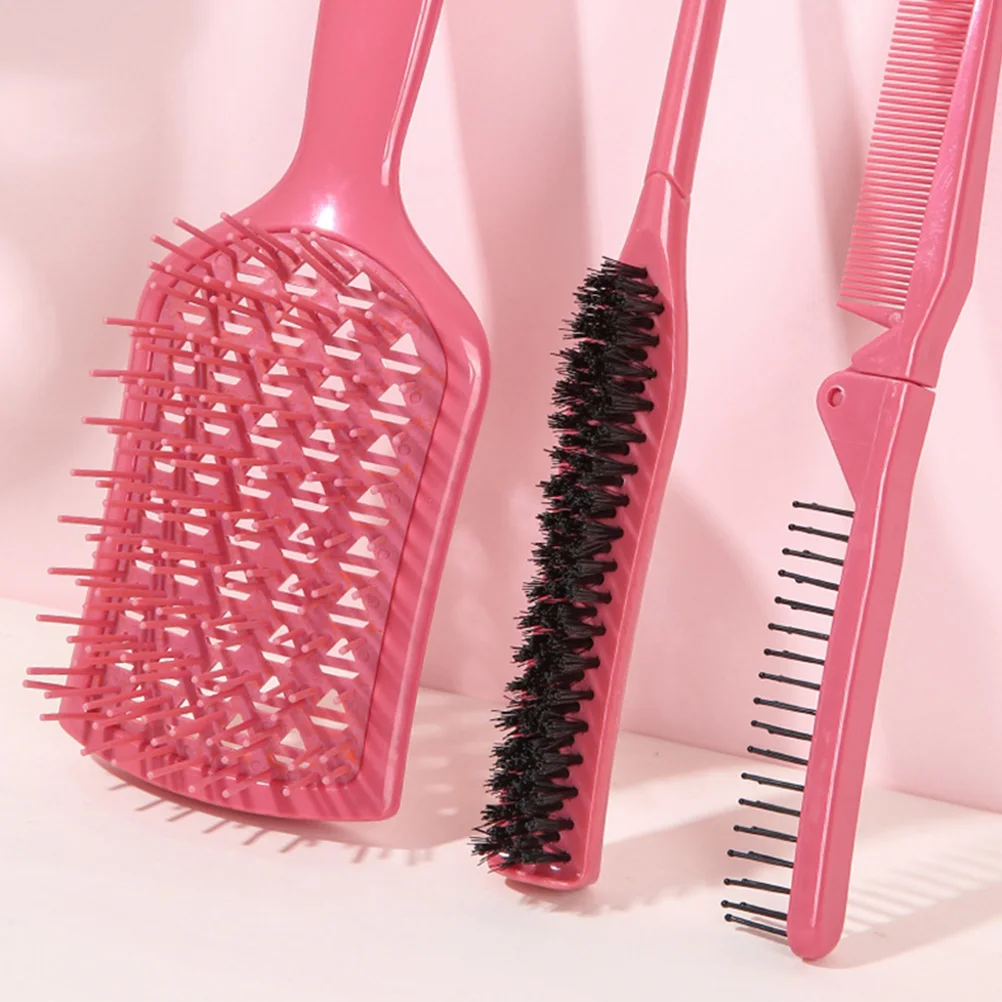 

Hair Folding Comb Bristle Brush Slick Back Double Hairdressing Comb Sided Detangling Hairdressing Travel Salon