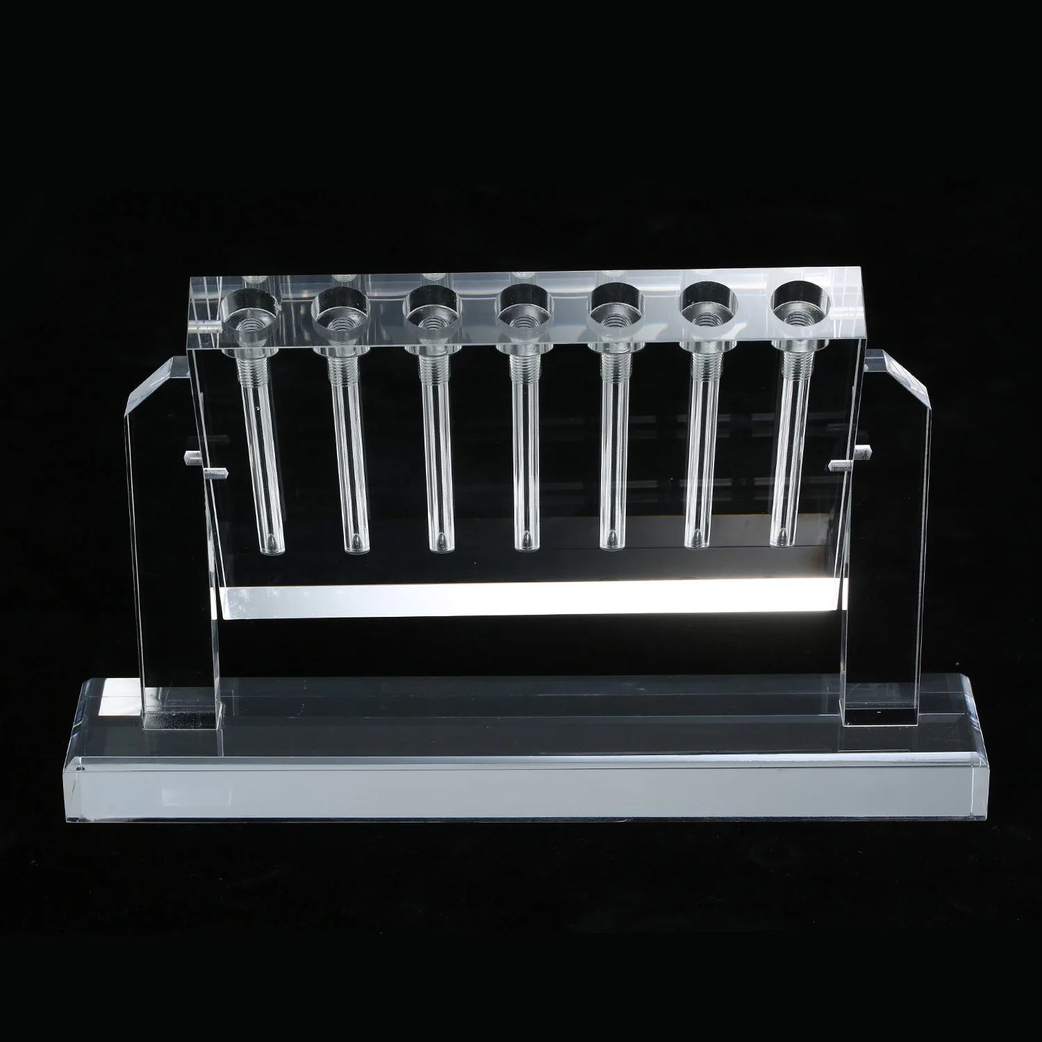 7 tubi Comparateur di qualità dell'olio per automobili Trasmissione Tester di viscosità dell'olio Comparateur Dimostrazione del tester per vetro trasparente