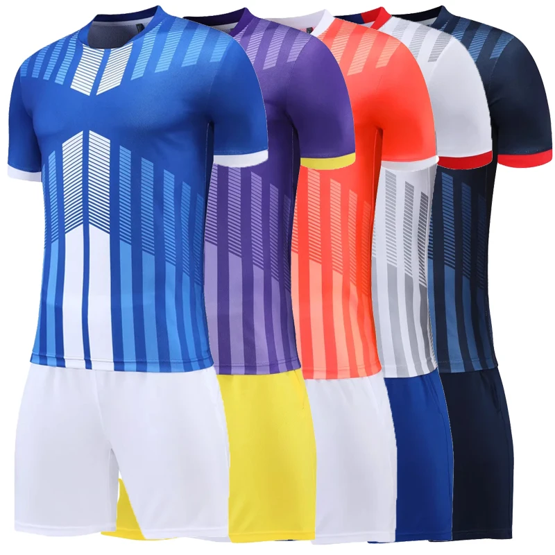 

Новые детские футбольные майки для взрослых для мальчиков и девочек, мужские комплекты футбольной одежды Survetement, футбольные комплекты Futebol, тренировочный трикотажный костюм