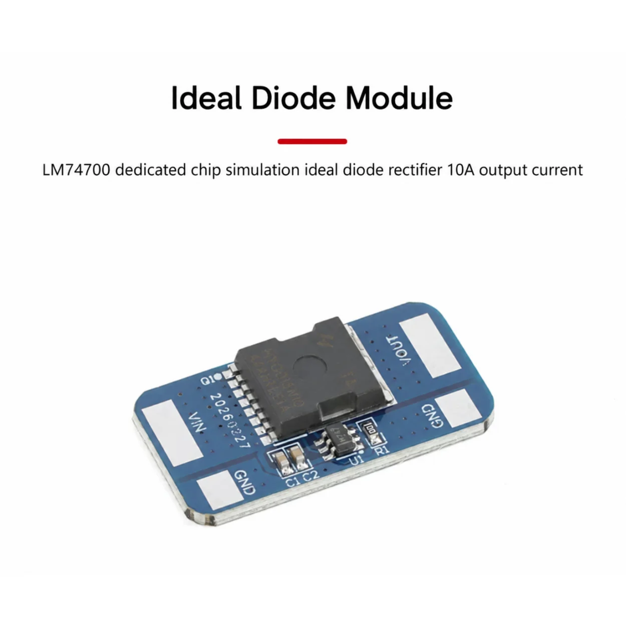 1/5pcs LM74700 ideal diode module dedicated chip simulating ideal diode rectifier 10A output current