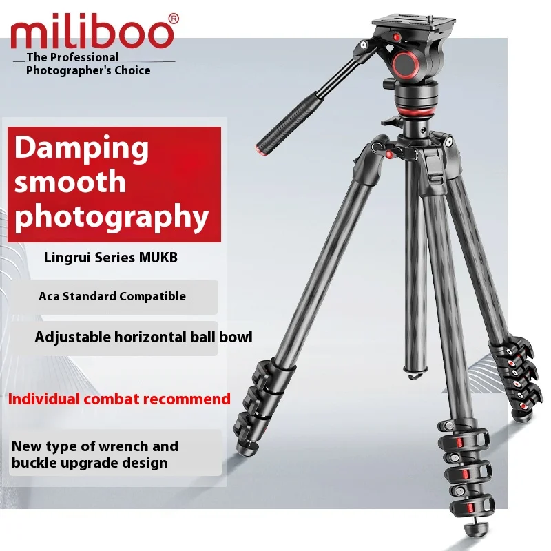 miliboo MUFA Lightweight Travel Camera Video Tripod Central Axial Inversion Marco Shoot for Photography Outdoor Movement