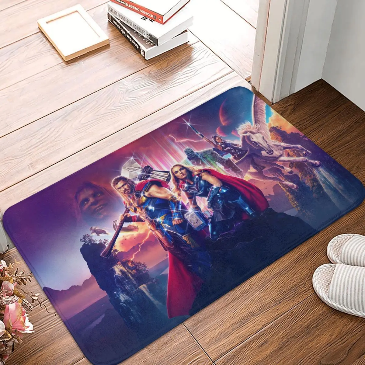 Thor Bathroom Mat MARVEL Super Hero Doormat Kitchen Carpet Balcony Rug Home Decor