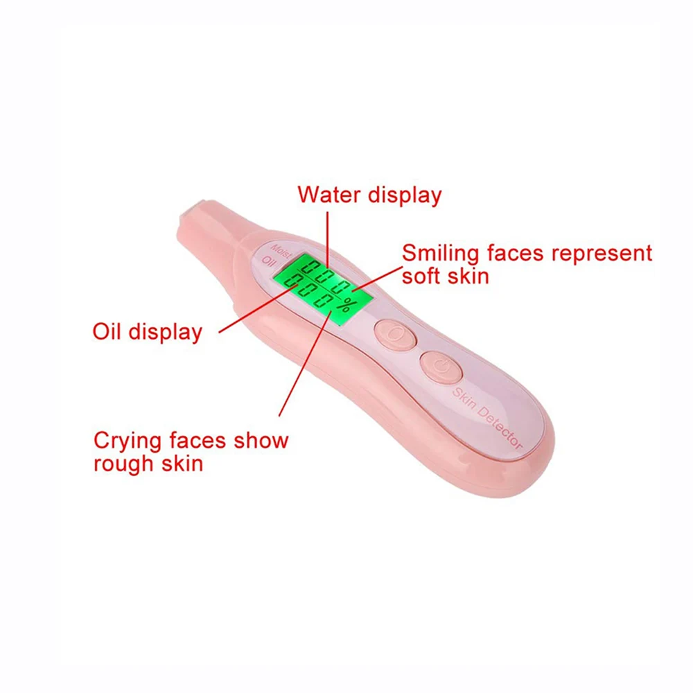 Free Shipping Skin Detector Facial Skin Moisture Oil Content Tester Skin Analyzer Home Beauty