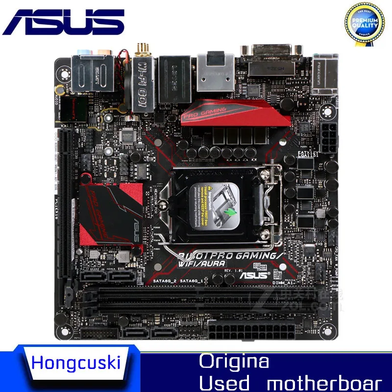 For ASUS B150I PRO GAMING/WiFi/AURA MINI ITX LGA 1151 For Intel B150 motherboard Socket LGA1151 DDR4 SATA3 Desktop motherboard