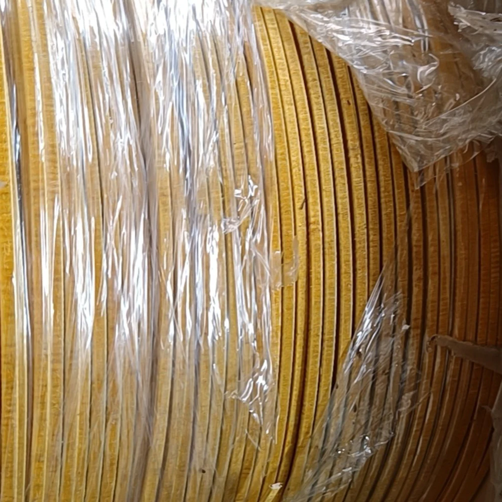 Flat Copper Wire Sandbag Wire Enameled Copper Yarn Covered Wire Silk Covered Wire for Electric Welding Machine/transformer