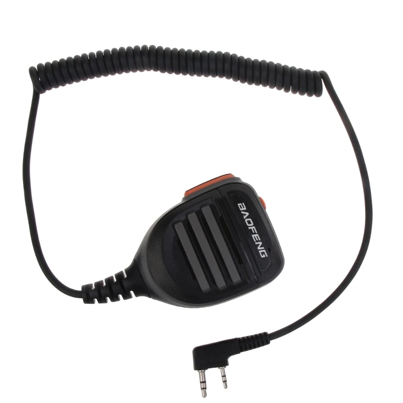 Alto-falante à prova de chuva 2pin para tyt TH-UV8000D MD-380 UV-5R UV-S9 UV-13 walkie-talkie