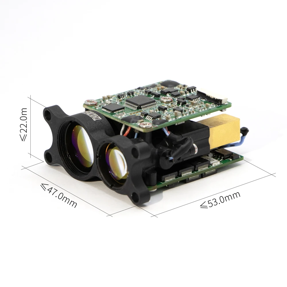 EYOUNG EFC-4000E Industrial 1535 nm Erbium-Glass Laser Ranging Module Vehicle Detection 4km 5Hz Ranging Accuracy±1 m