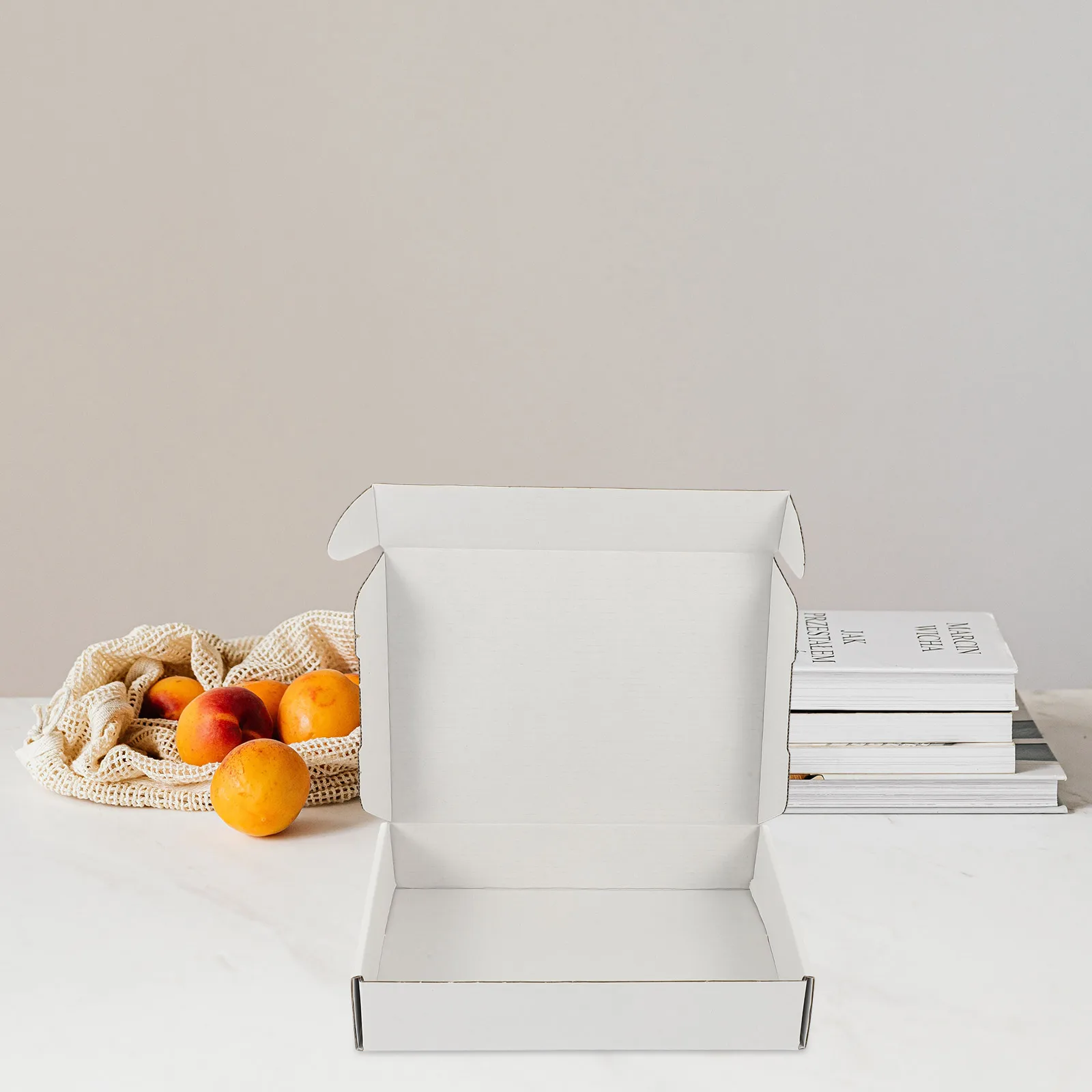 20 Pcs Express Packaging Boxes White Corrugated Mini Cardboard Mailing Shipping Reusable Storage Boxes