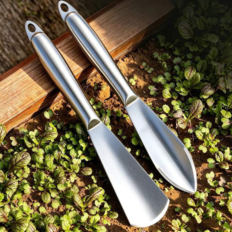 3pcs Multi-functional Thickened Garden Shovel Stainless Steel Shovel For Digging Hole Planting Flower Vegetable Gardening Tools