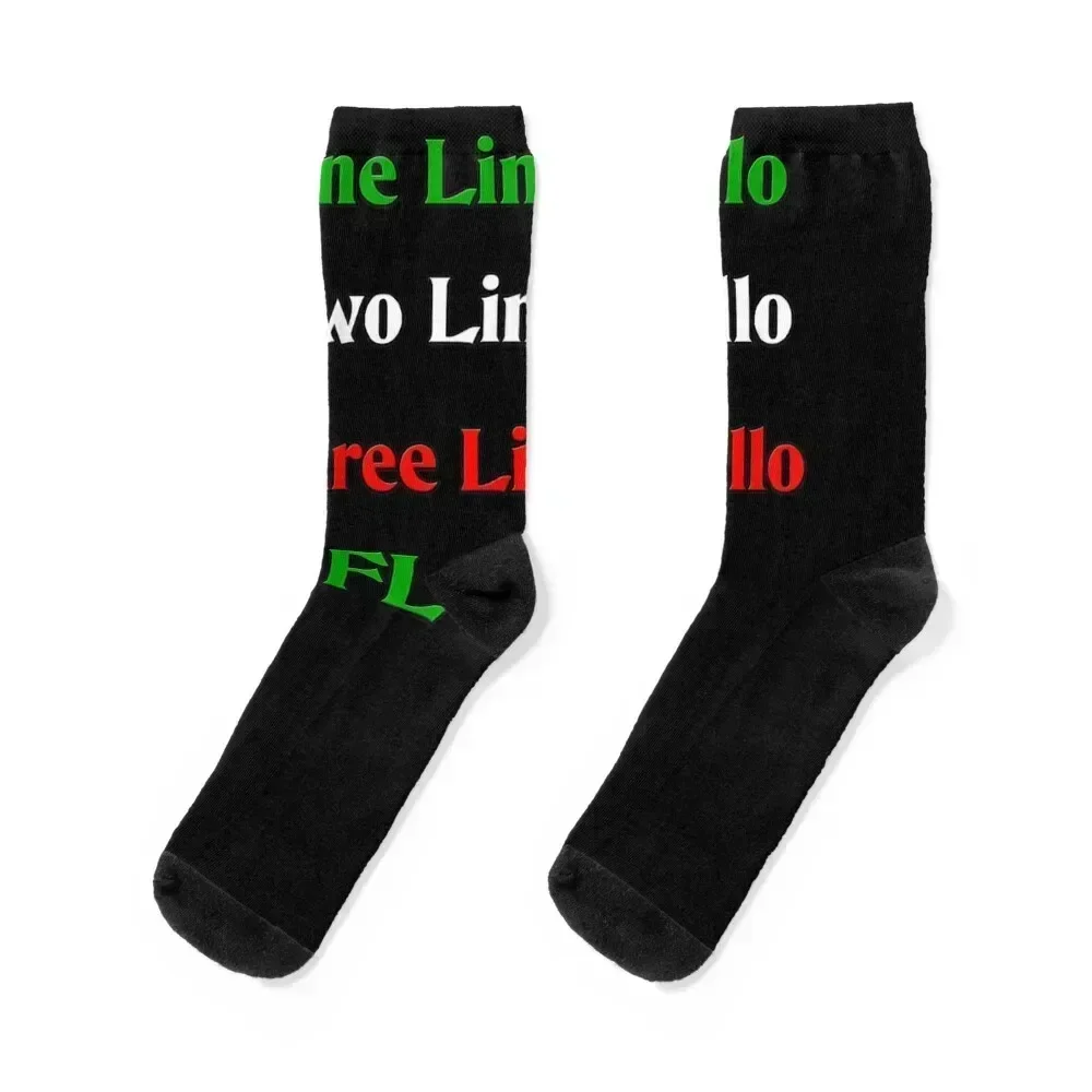 

One Limoncello (Italian liqueur) Socks retro heated cute New year's Socks Female Men's