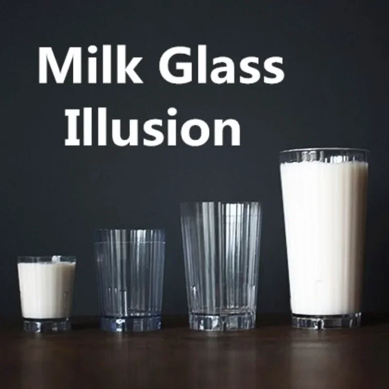

1Set Diminishing Milk Glass Illusion One To Three Glasses Magie Cup Magic Tricks Illusions Party Magician Props Gimmicks Magia